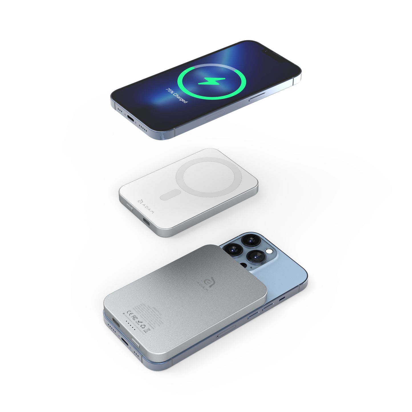 GRAVITY C1 Magnetic Wireless Power Bank | 5000 mAh