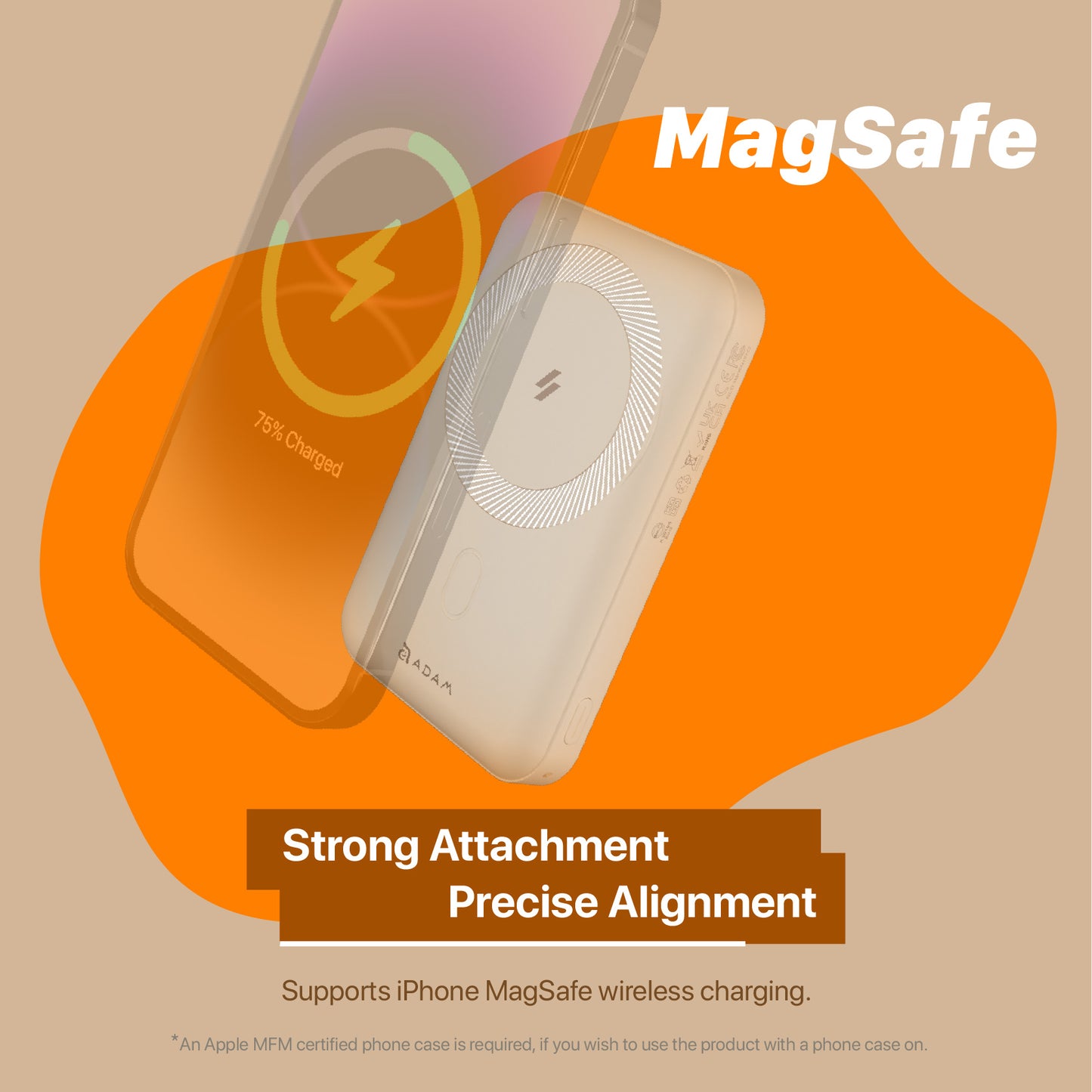 GRAVITY C2 Magnetic Wireless Power Bank | 10000 mAh