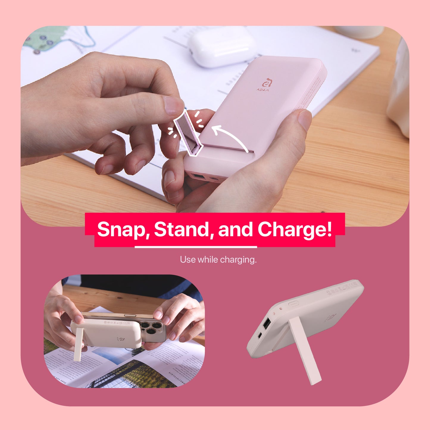 GRAVITY C2 Magnetic Wireless Power Bank | 10000 mAh