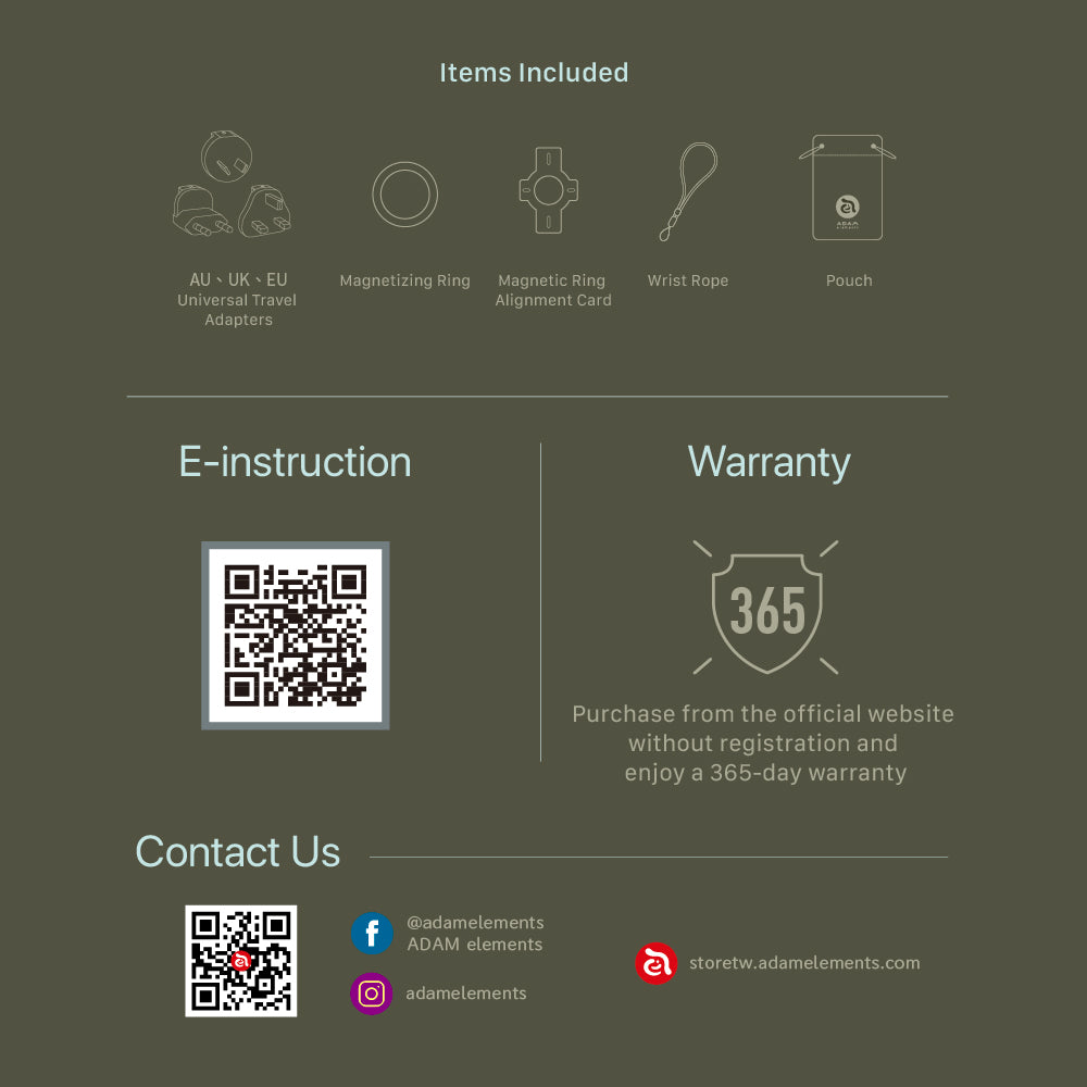 GRAVITY X5 5-in-1 Ultra Compact Power Bank USB-C & Lightning cable | 15000 mAh