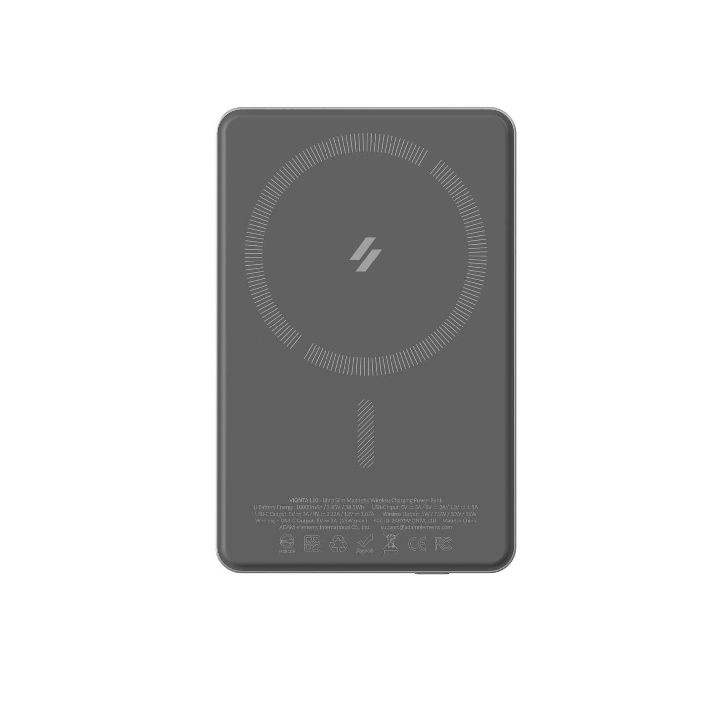 VIONTA L10 Ultra Slim Magnetic Wireless Charging Power Bank | 10000mAh