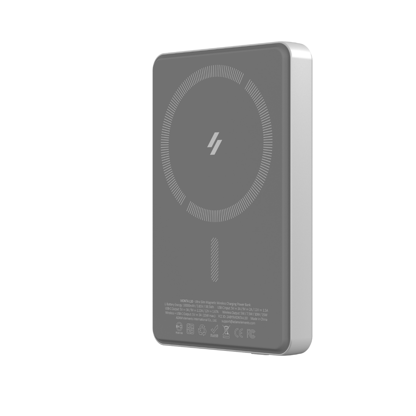 VIONTA L10 Ultra Slim Magnetic Wireless Charging Power Bank | 10000mAh