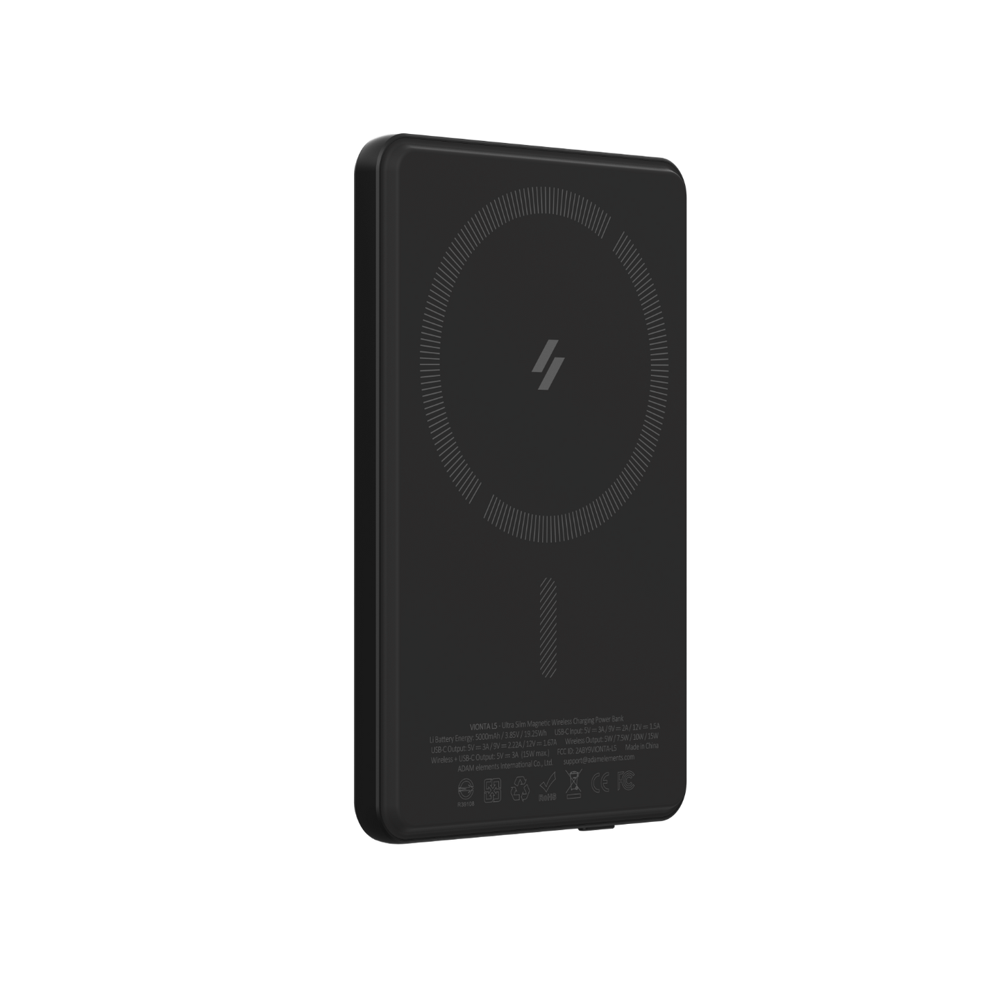 VIONTA L5 Ultra Slim Magnetic Wireless Charging Power Bank | 5000mAh