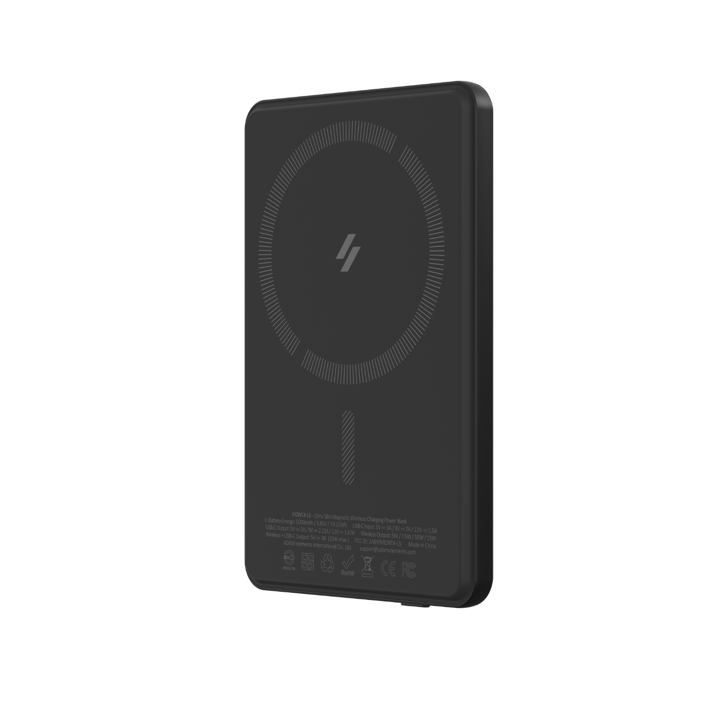 VIONTA L5 Ultra Slim Magnetic Wireless Charging Power Bank | 5000mAh