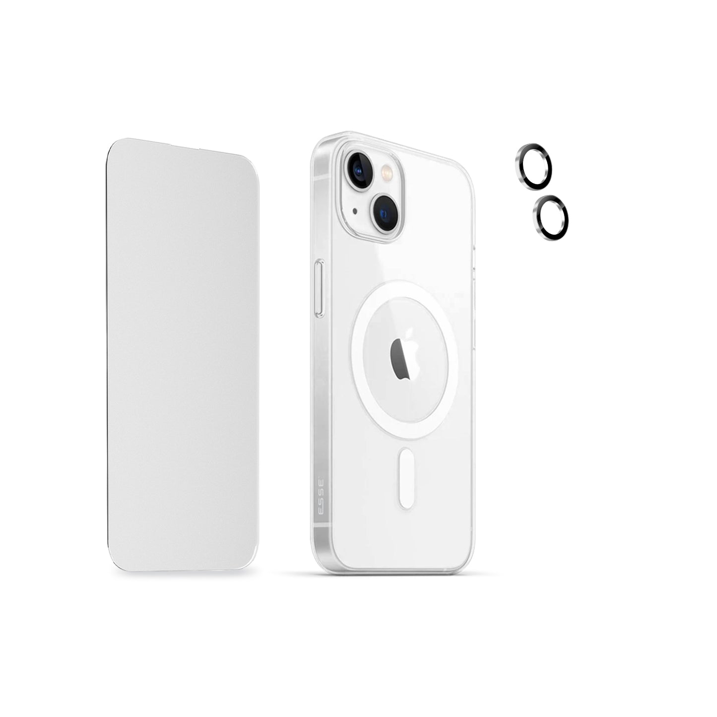 ARMOR 360° - Clear MagSafe Case + T Glass + Lens Protector