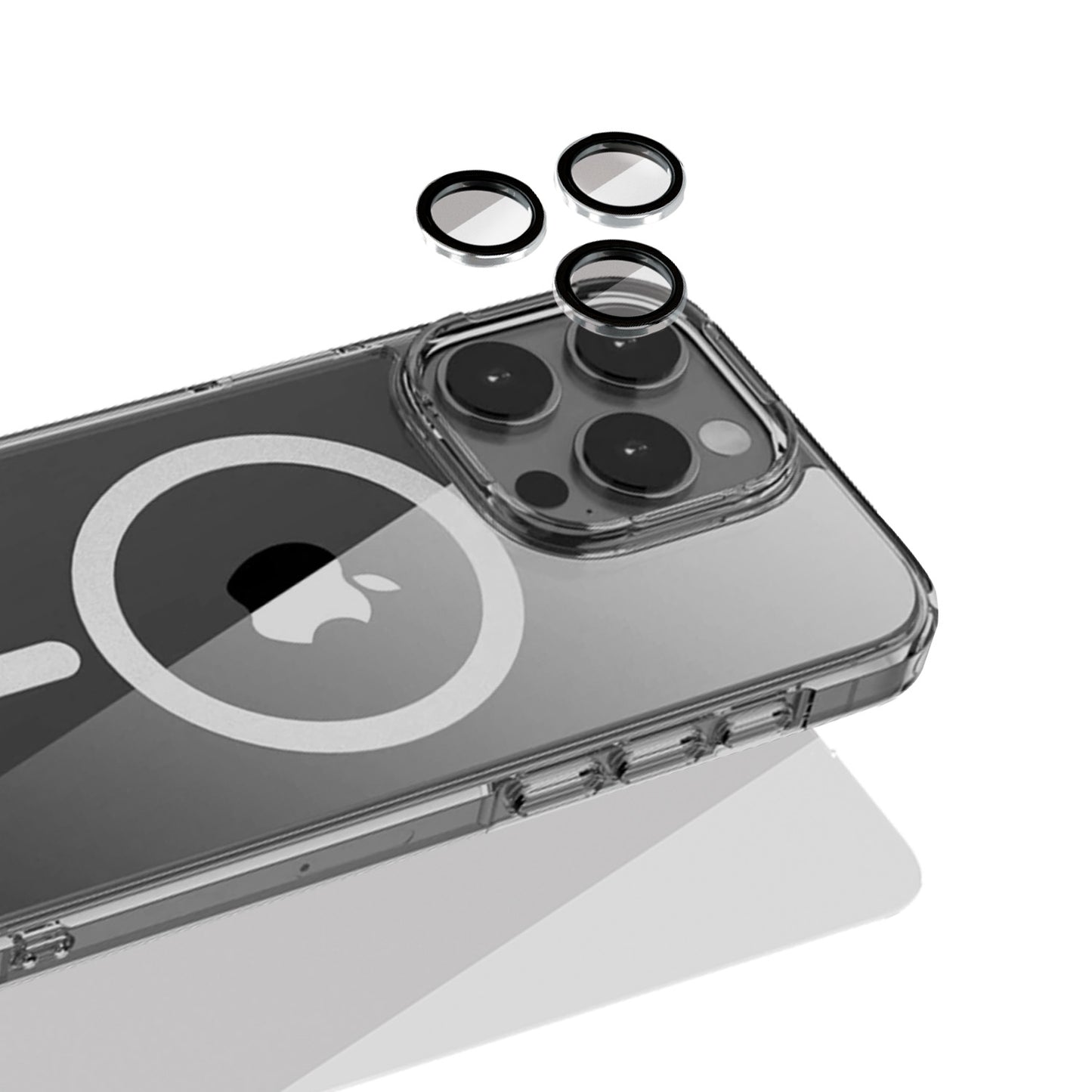 ARMOR 360° - Clear MagSafe Case + T Glass + Lens Protector