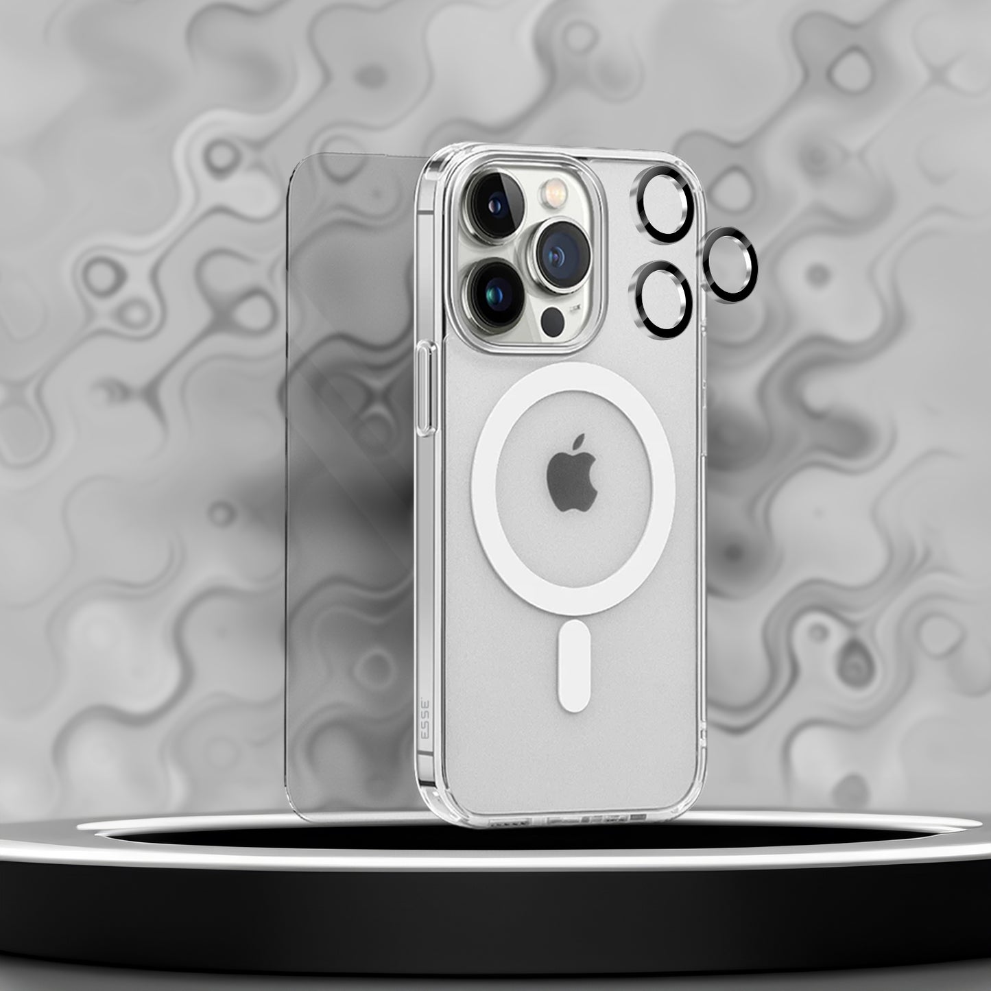 ARMOR 360° - Clear MagSafe Case + T Glass + Lens Protector