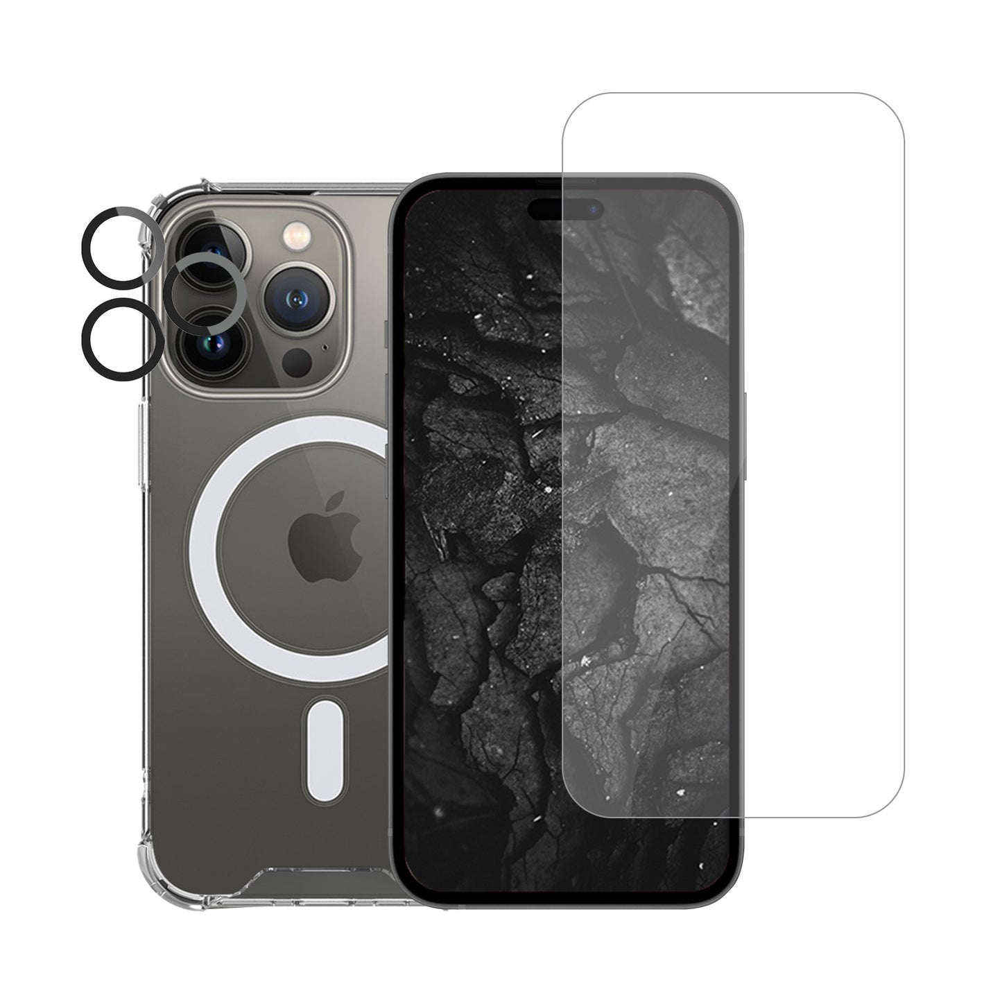 ARMOR 360° - Drop MagSafe Case + T Glass + Lens Protector