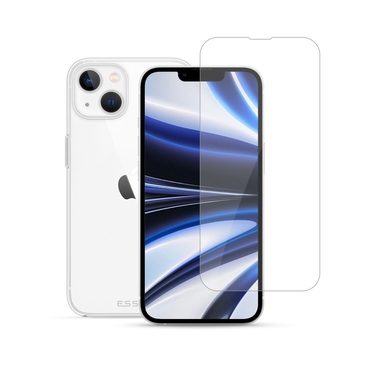 AIRE Clear Soft Case + Tempered Glass