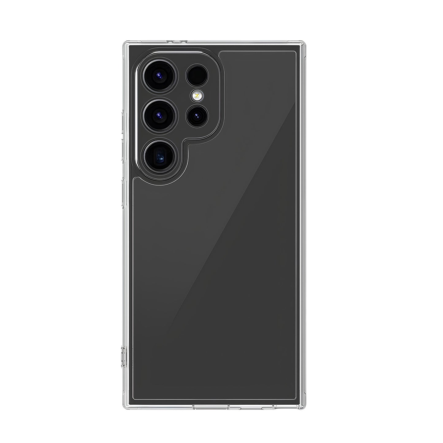 ARMOR Clear Hard Case with Camera Protection + Tempered Glass