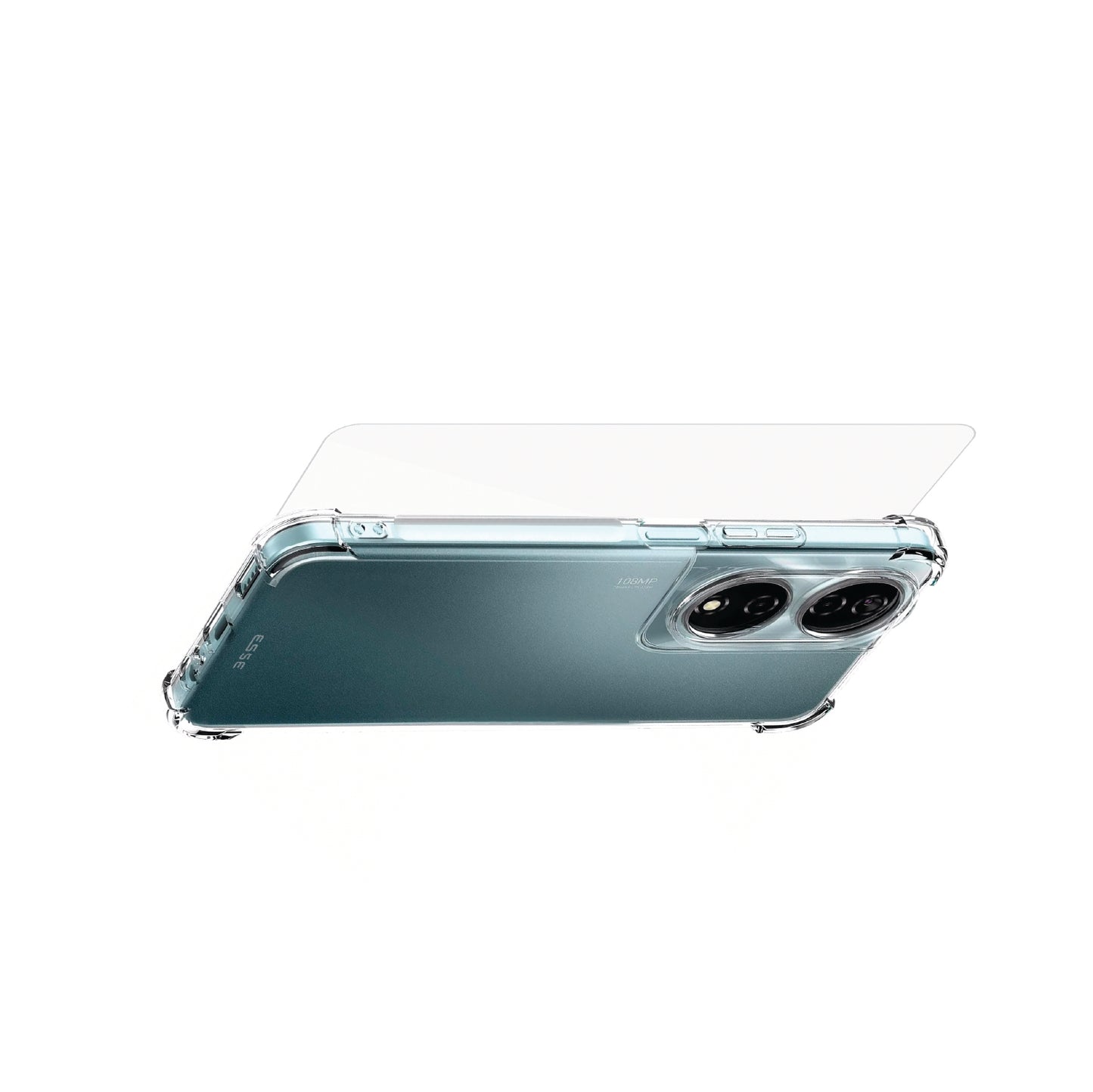 Clear Case + Case Friendly Tempered Glass