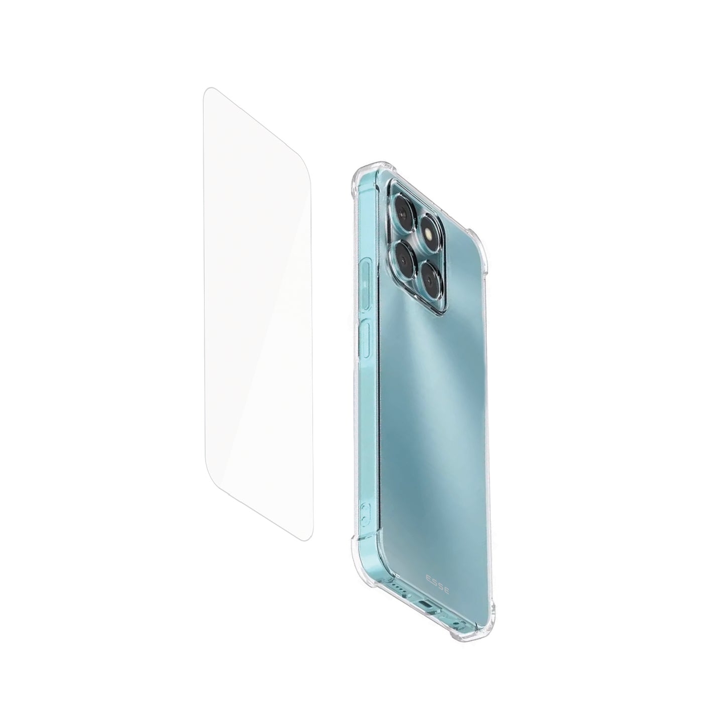 Clear Case + Case Friendly Tempered Glass