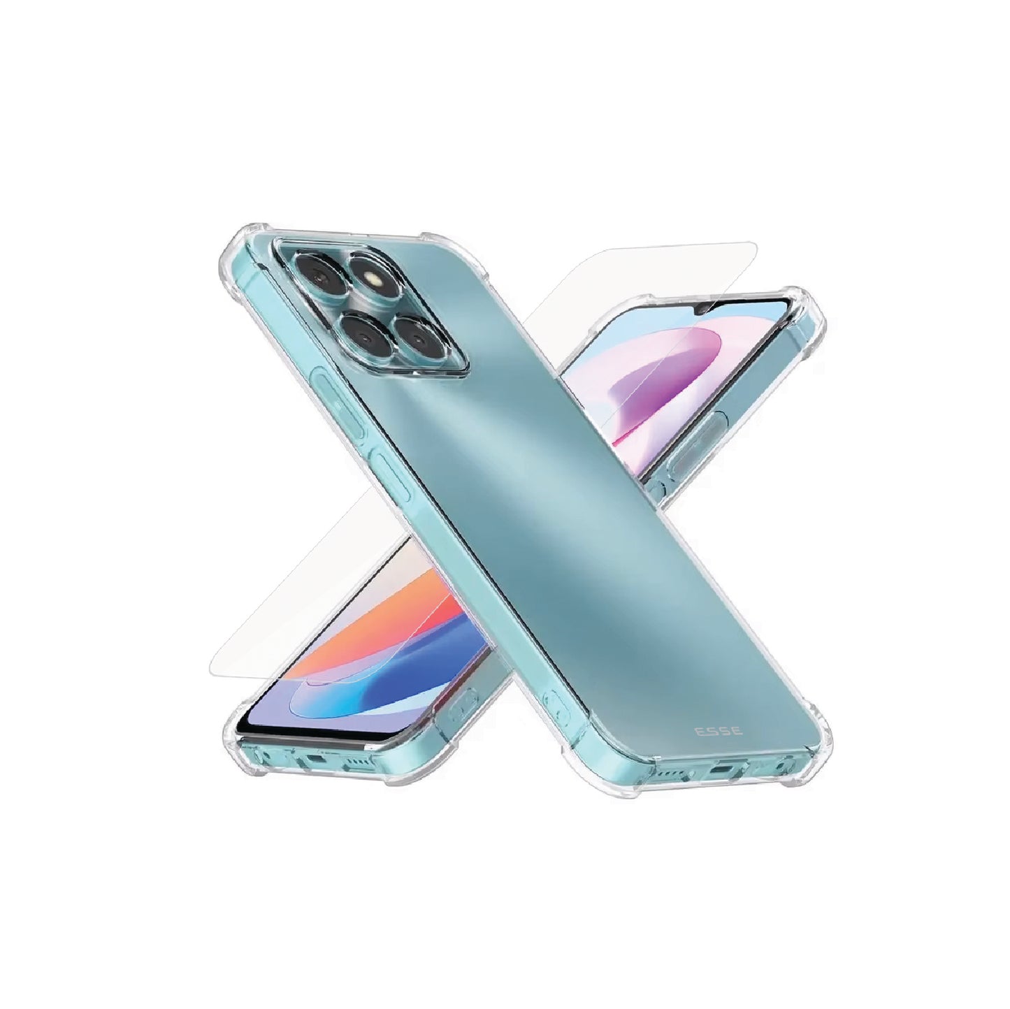 Clear Case + Case Friendly Tempered Glass