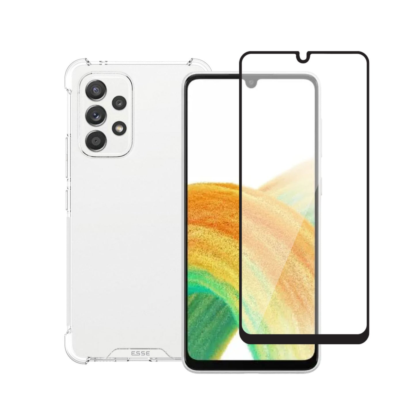 Clear Drop Case & Full Coverage TG