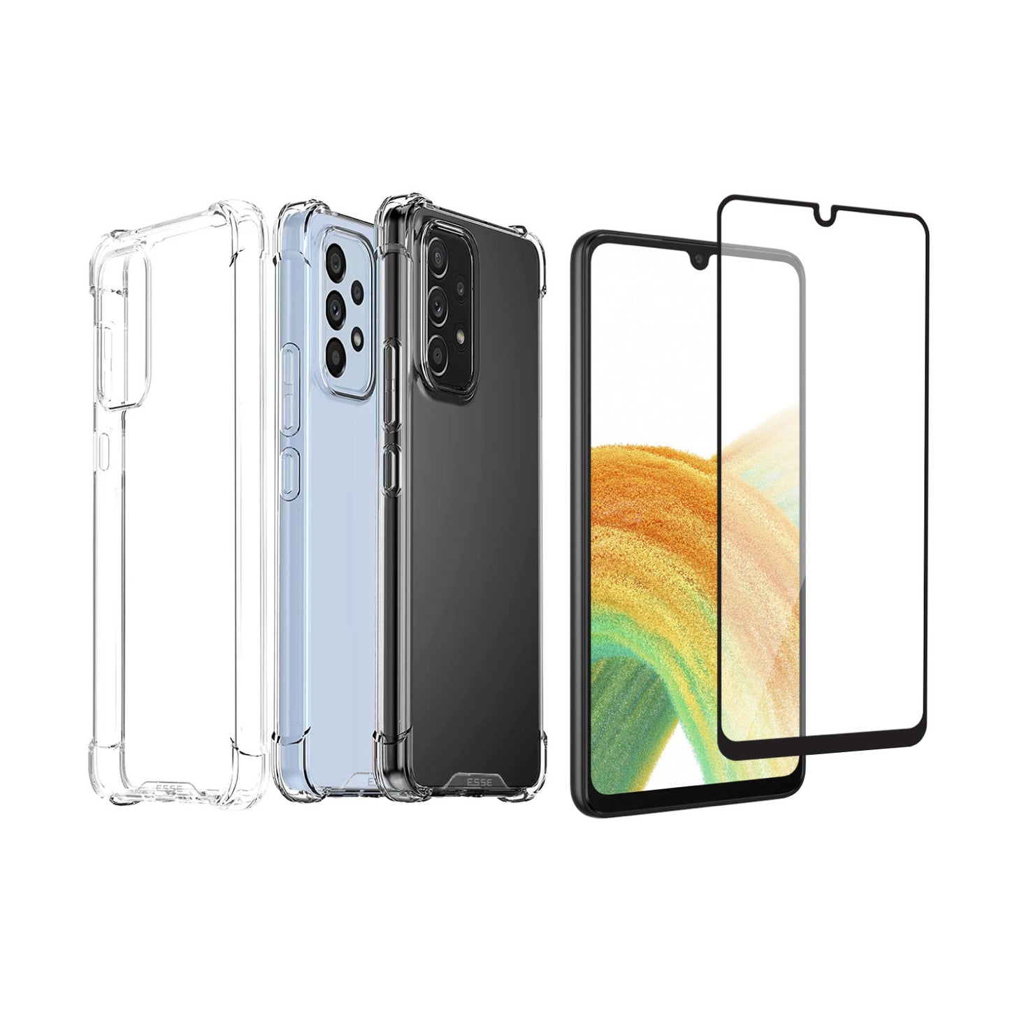 Clear Drop Case & Full Coverage TG