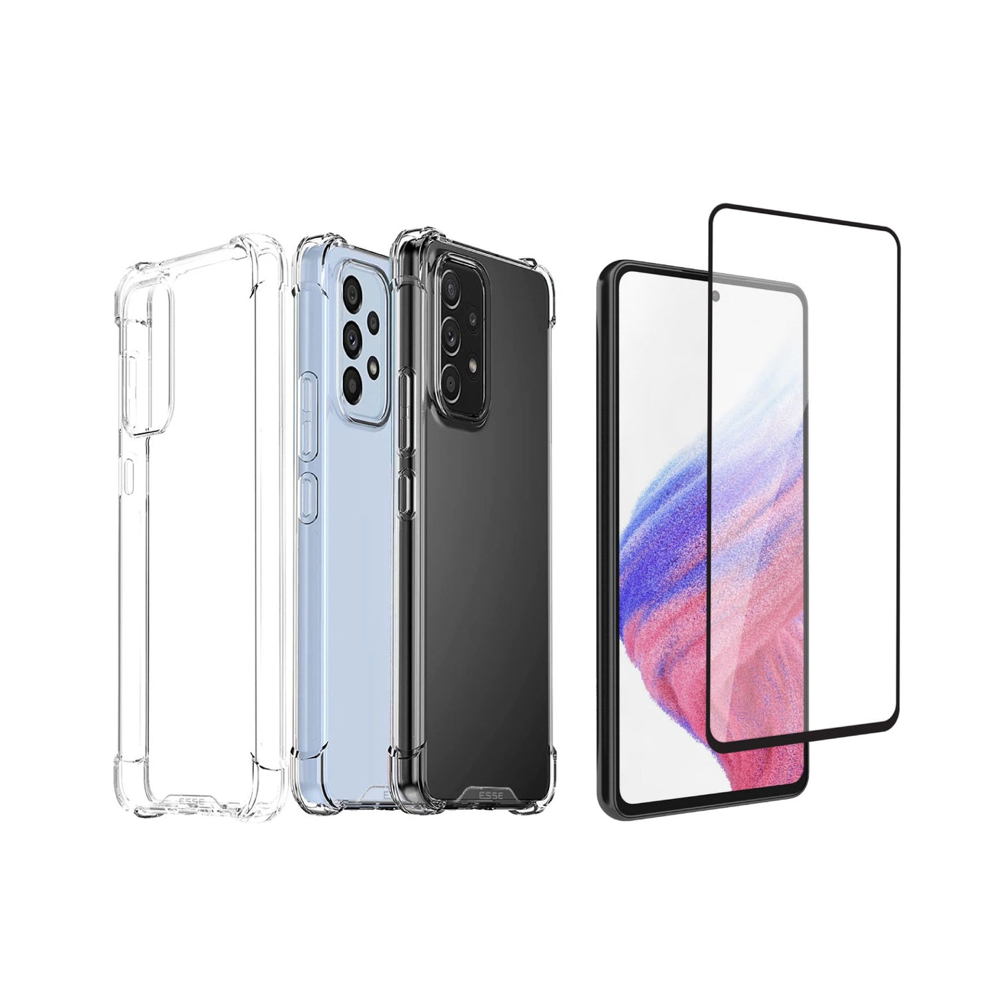 Clear Drop Case & Full Coverage TG