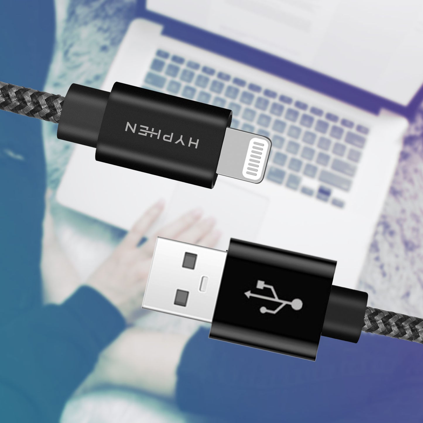 TUF Double Braided Cable - USB-A to Lightning Cable | 12W