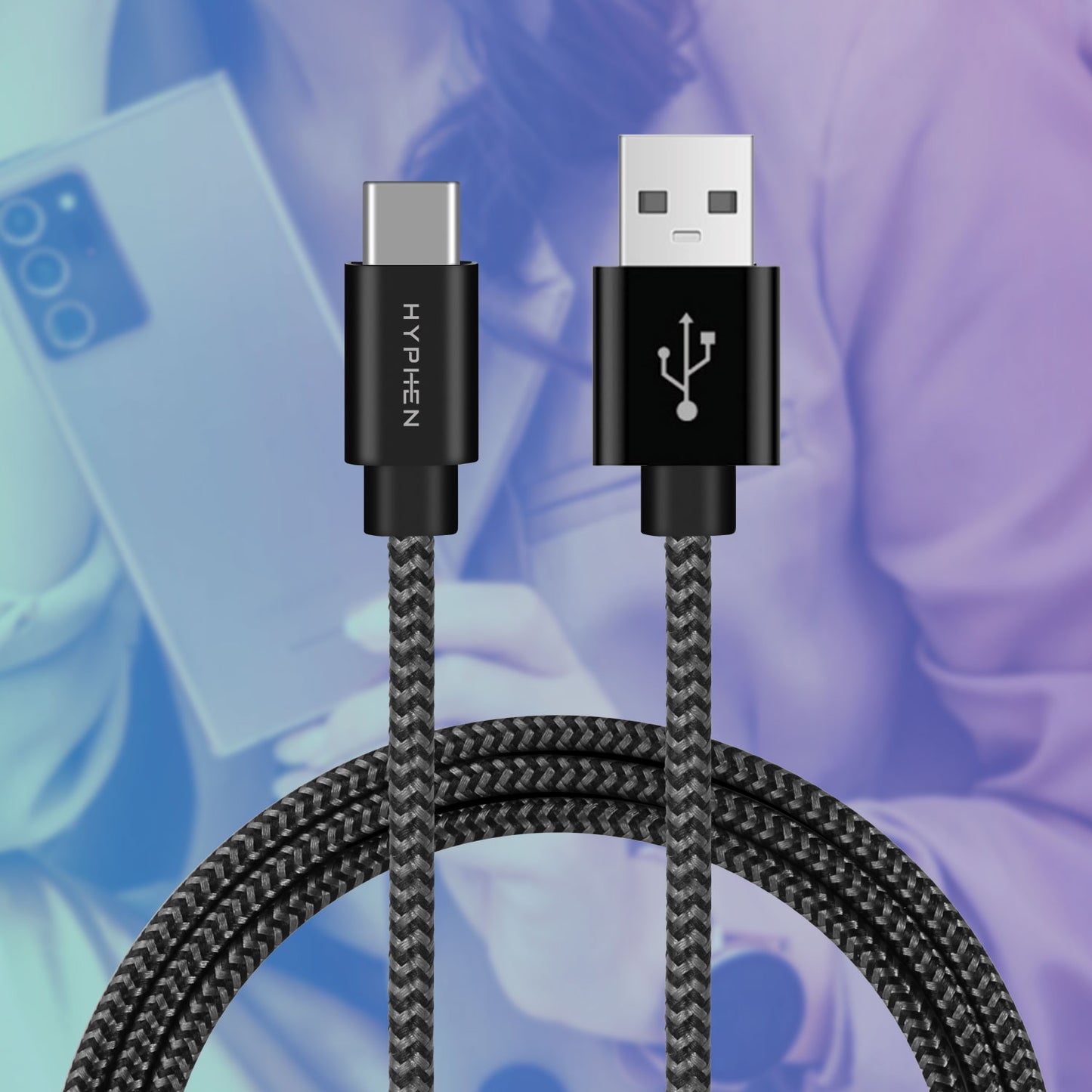 TUF Double Braided - USB 3.0 to USB-C Fast Charging Cable | 15W