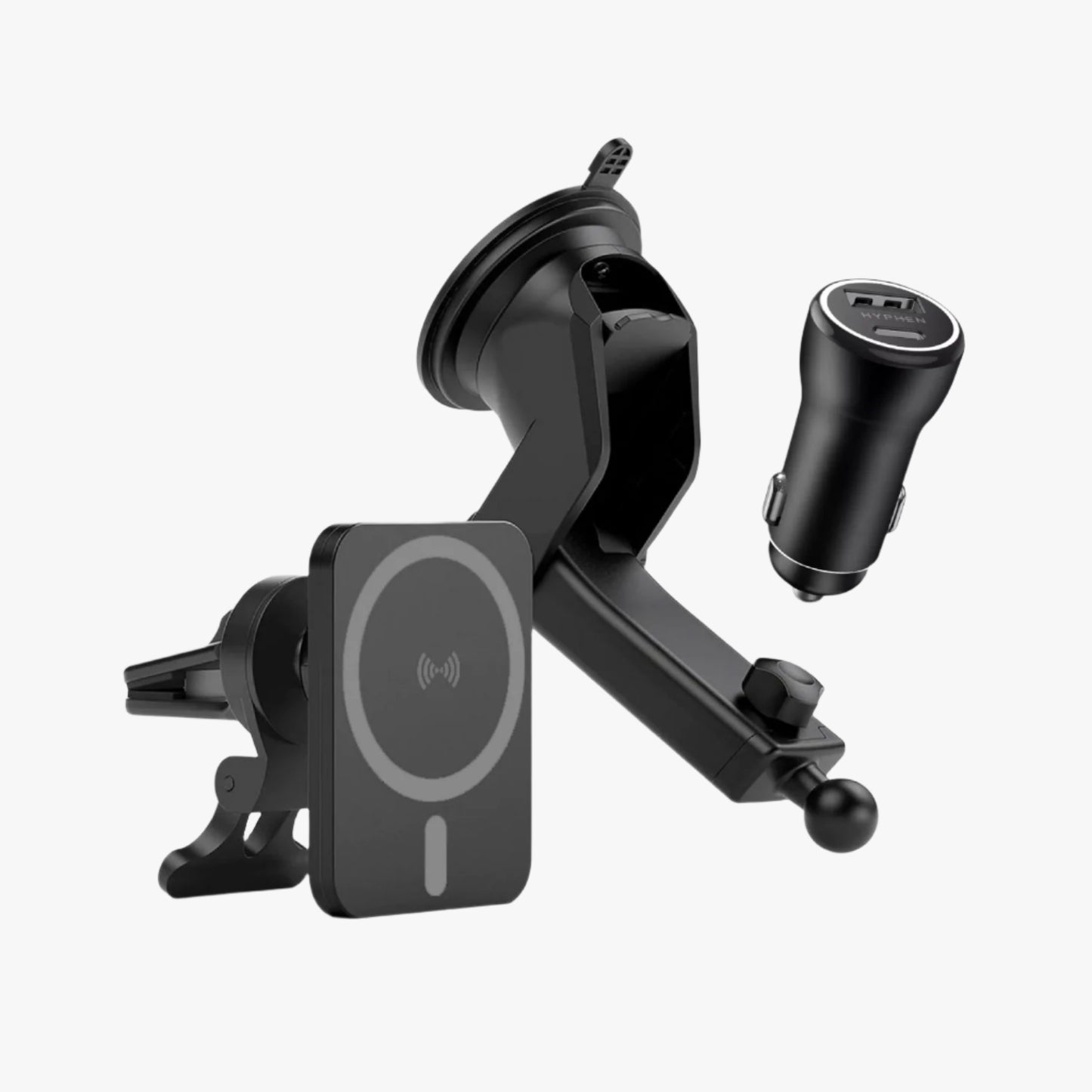 MAGT Wireless Charging Mount Car Charger