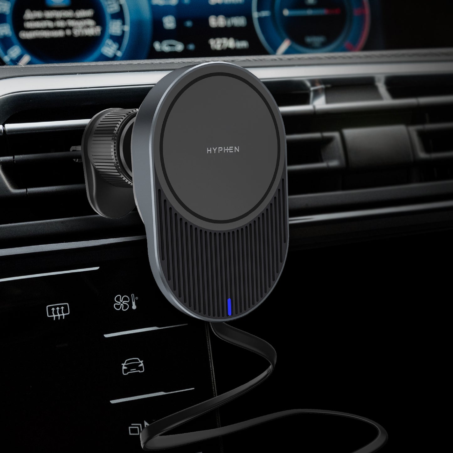 MAGT WC15 Wireless Charger with built in USB-C Cable