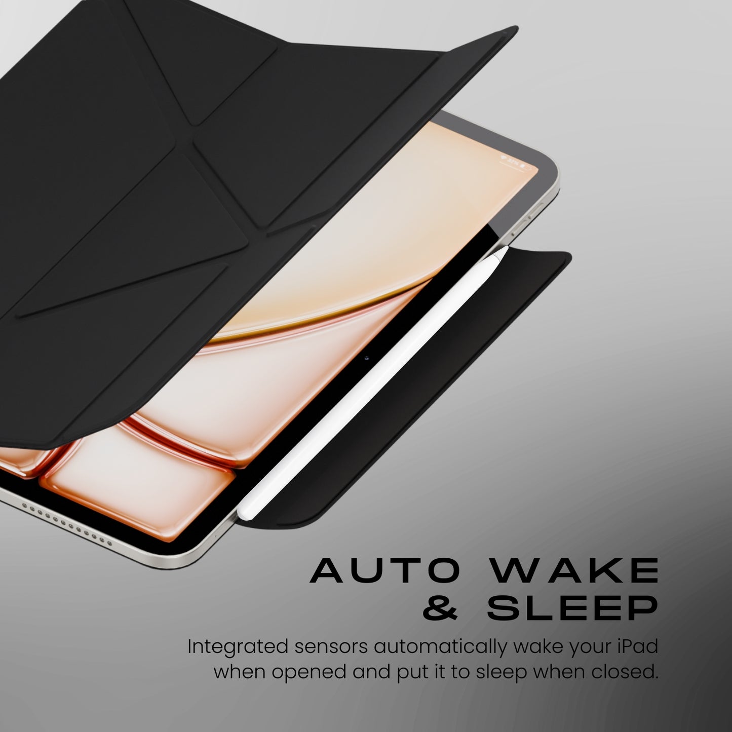 MORPH Slim Smart Origami Folio Case for iPads