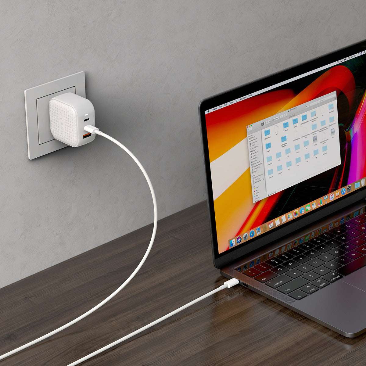 HyperJuice 66W GaN 3 Port Travel Charger