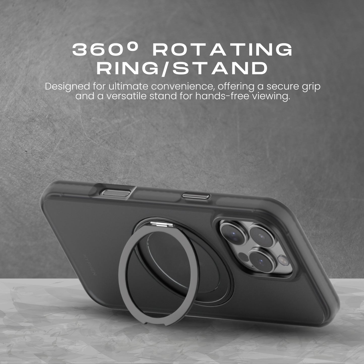 AXEL Shockproof Ring Case with Detachable Lanyard