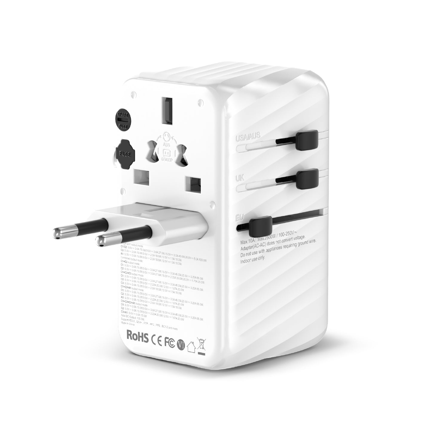 CHARGE POINT GaN Universal Travel Adaptor