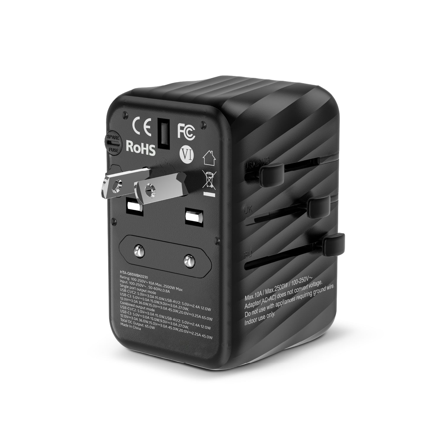 CHARGE POINT GaN Universal Travel Adaptor