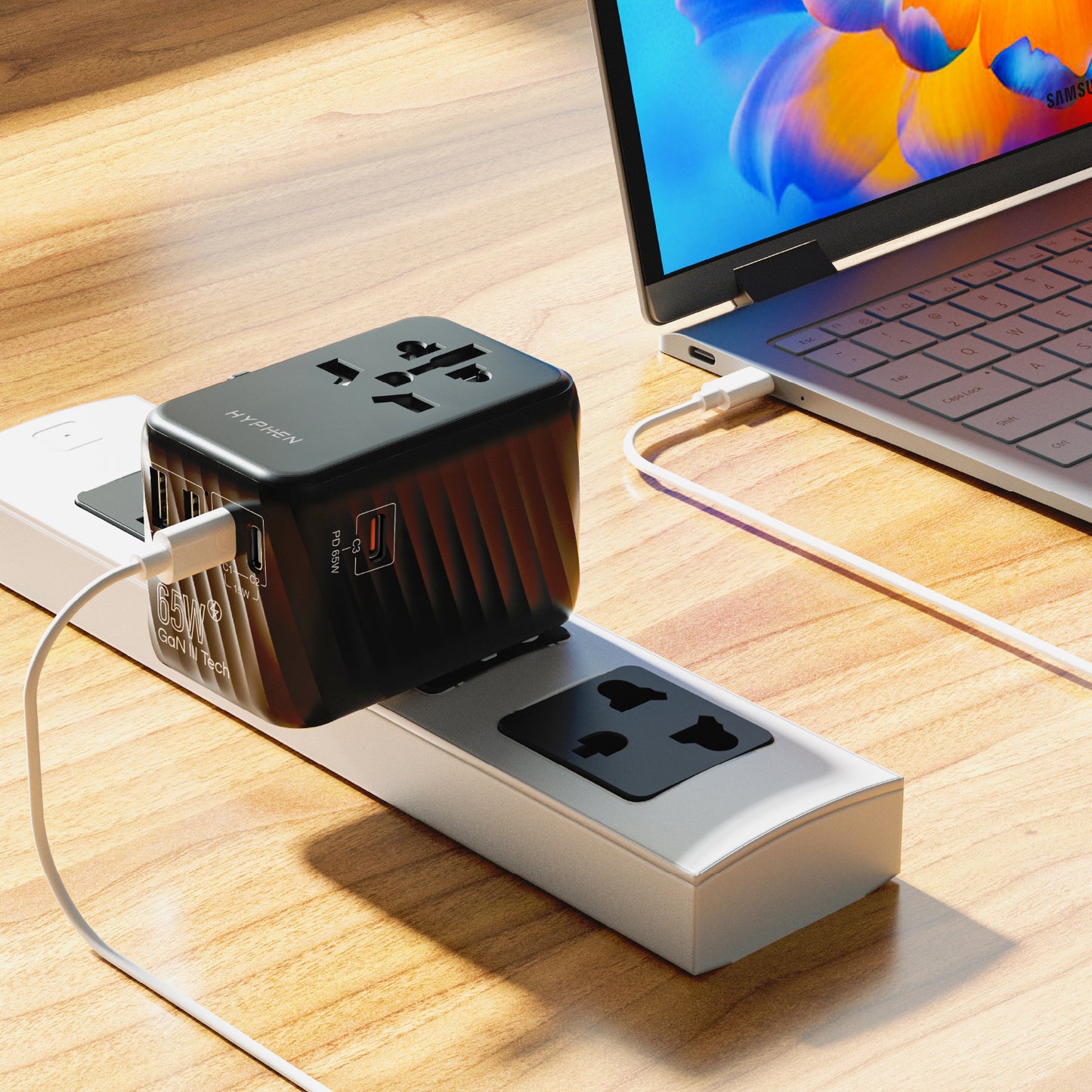CHARGE POINT GaN Universal Travel Adaptor