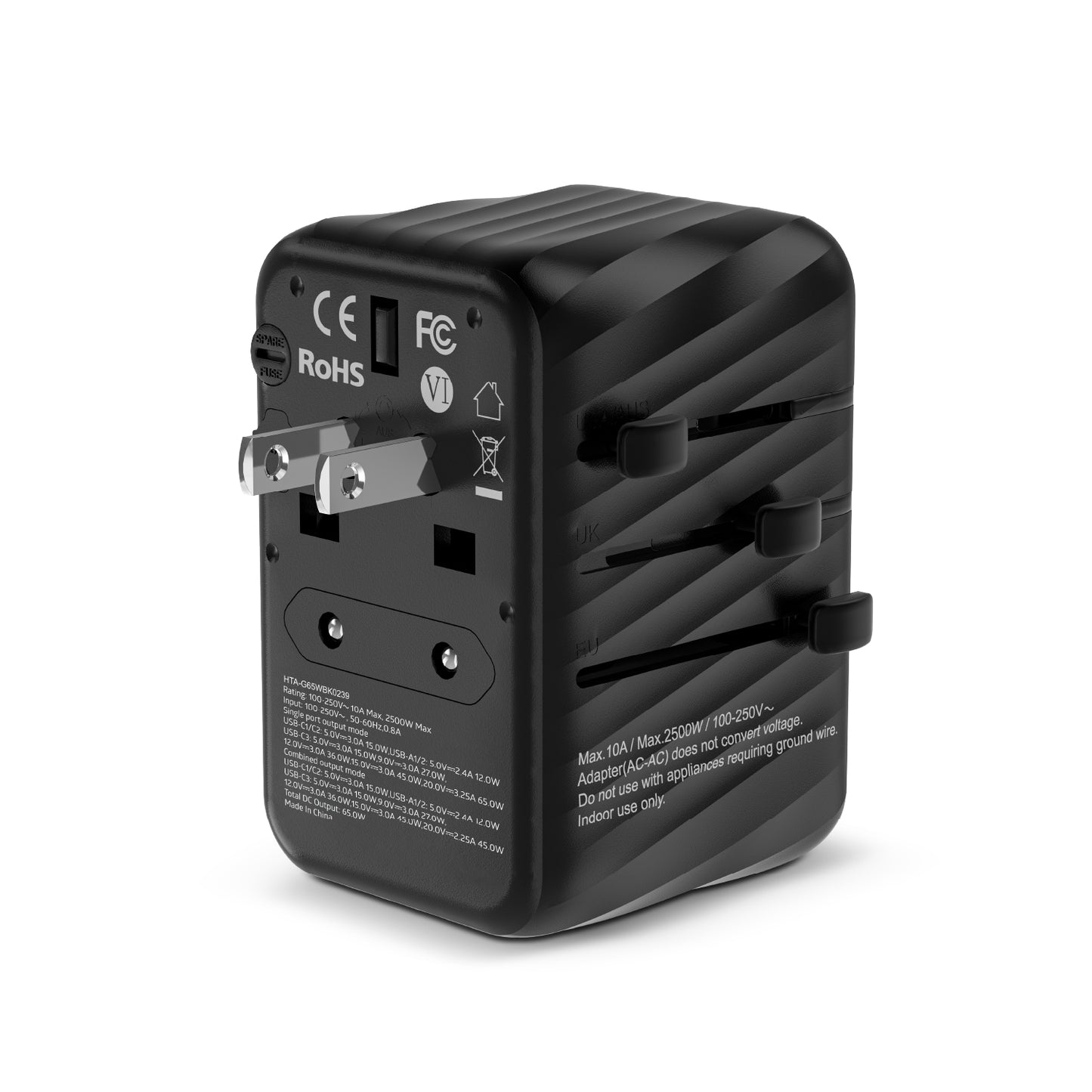 CHARGE POINT GaN Universal Travel Adaptor