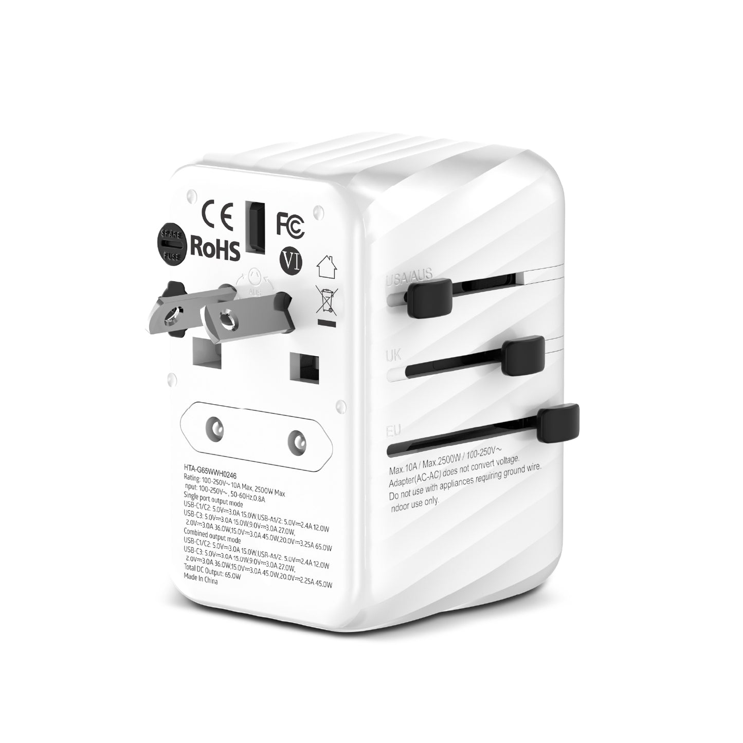 CHARGE POINT GaN Universal Travel Adaptor