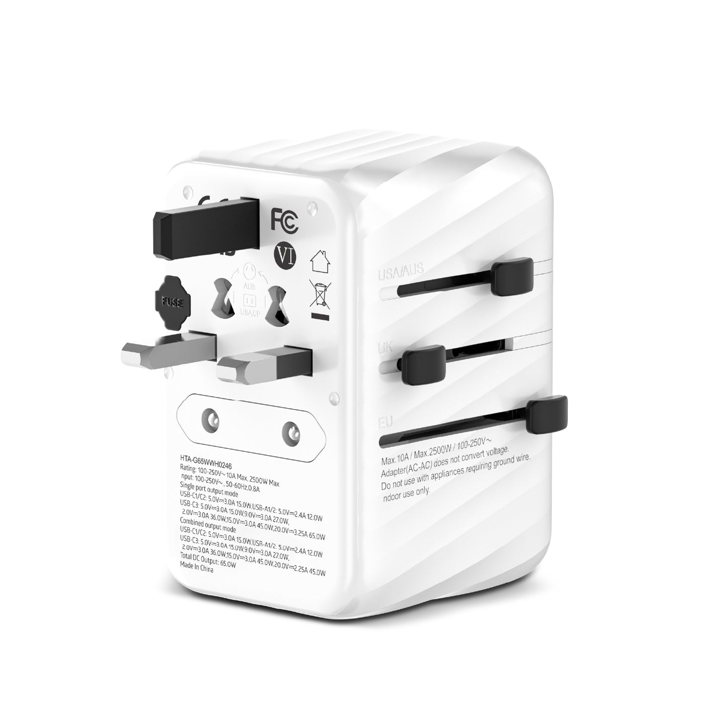 CHARGE POINT GaN Universal Travel Adaptor