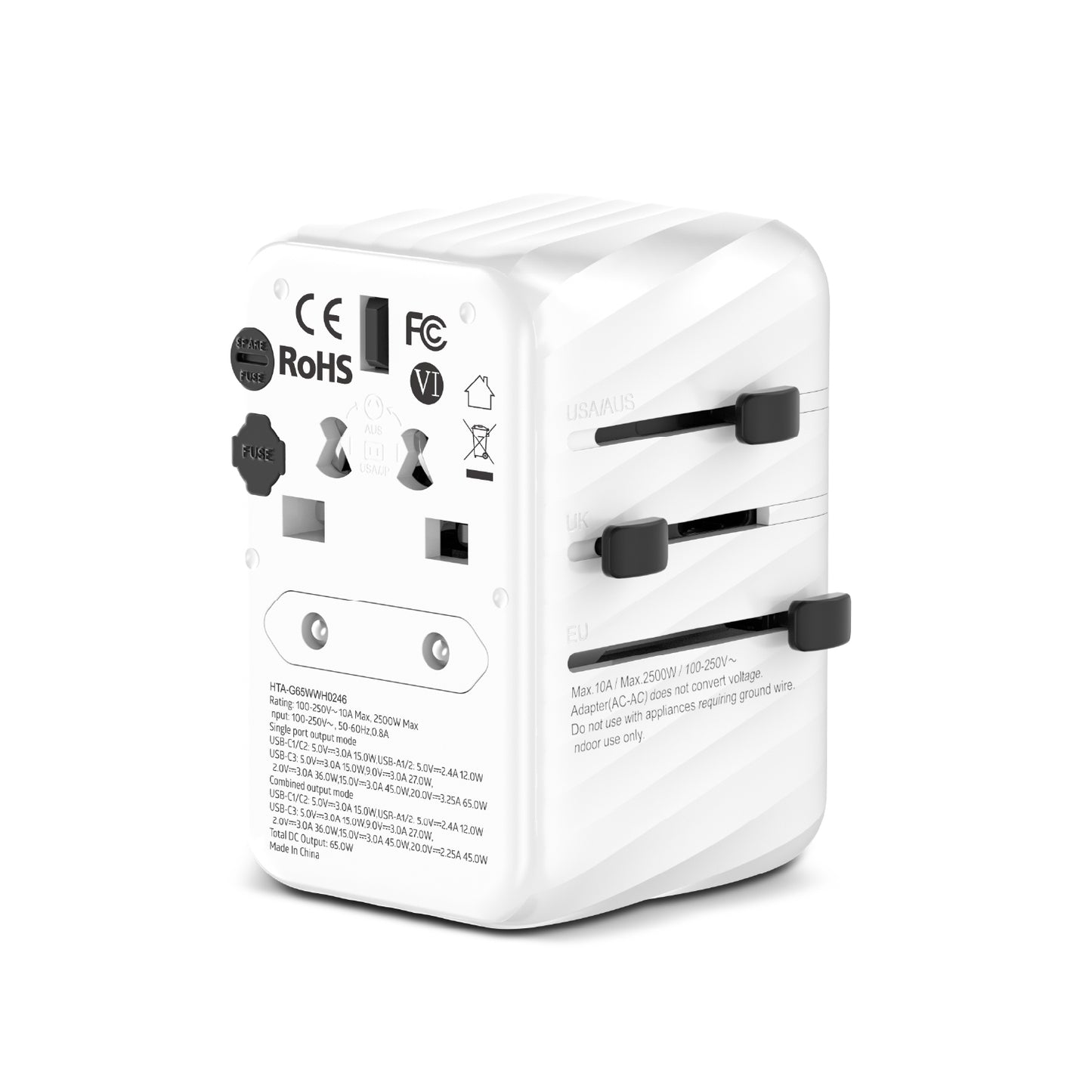 CHARGE POINT GaN Universal Travel Adaptor