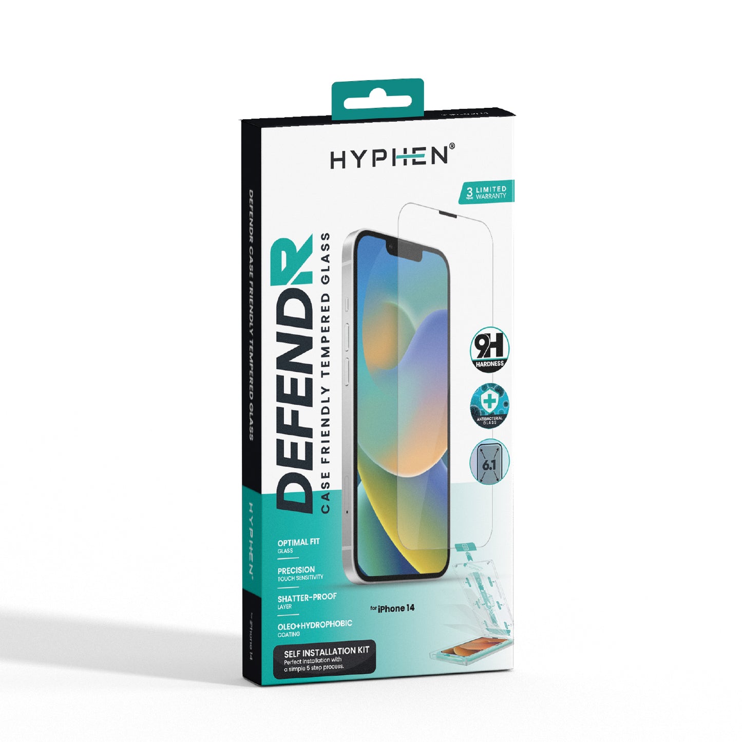 DEFENDR Case Friendly Tempered Glass with Applicator