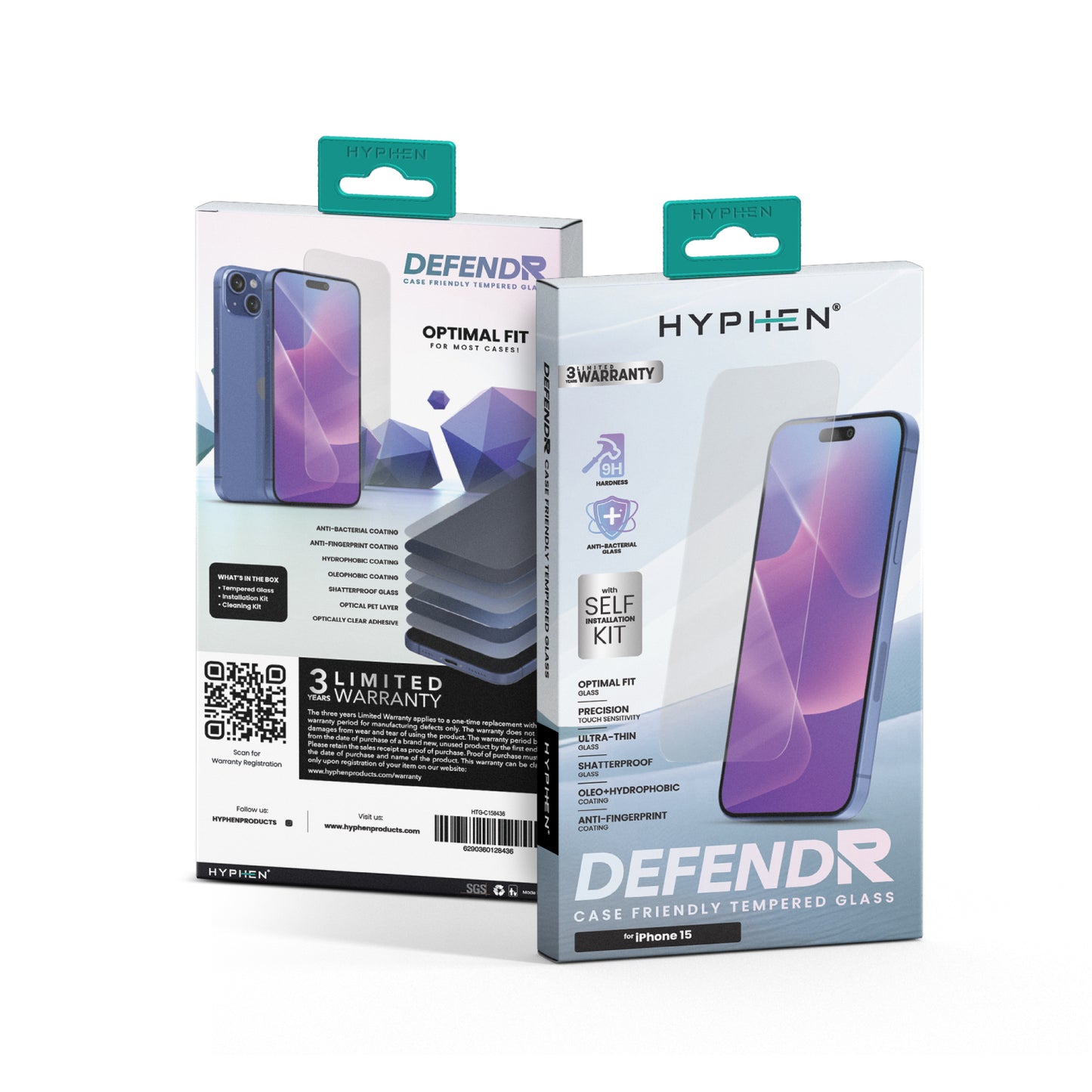 DEFENDR Case Friendly Tempered Glass with Applicator