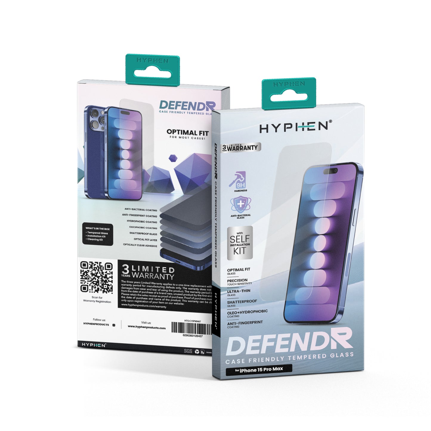 DEFENDR Case Friendly Tempered Glass with Applicator