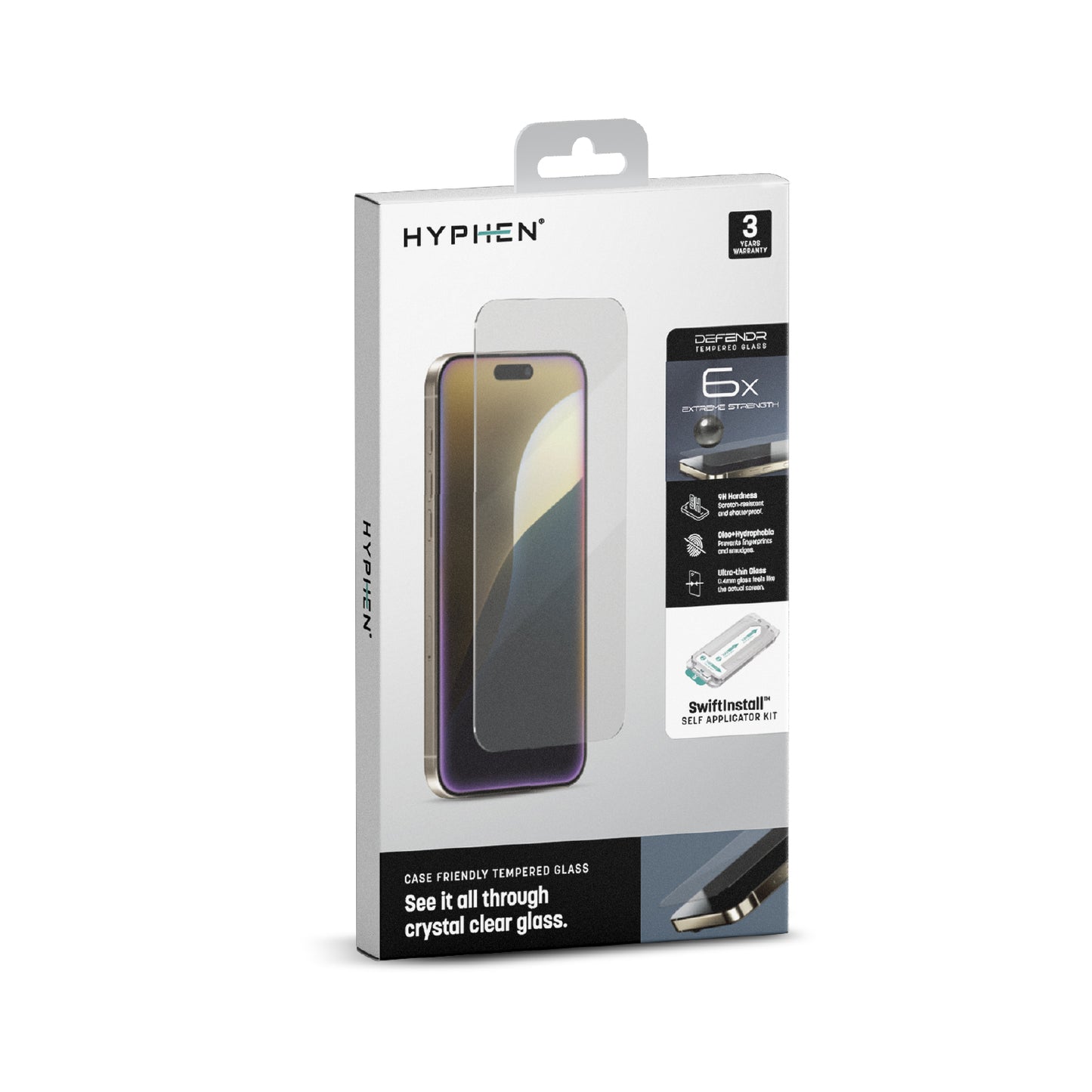 DEFENDR Case Friendly Tempered Glass