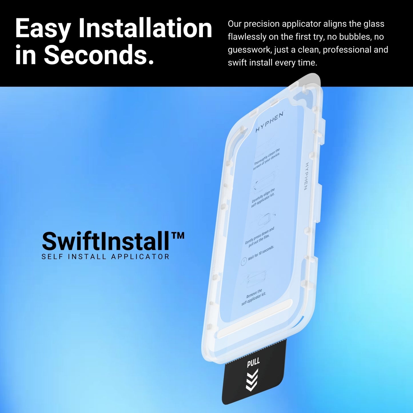 DEFENDR Case Friendly Tempered Glass with Applicator