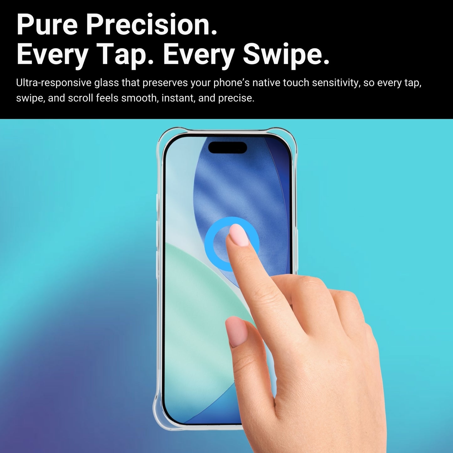 DEFENDR Case Friendly Tempered Glass with Applicator