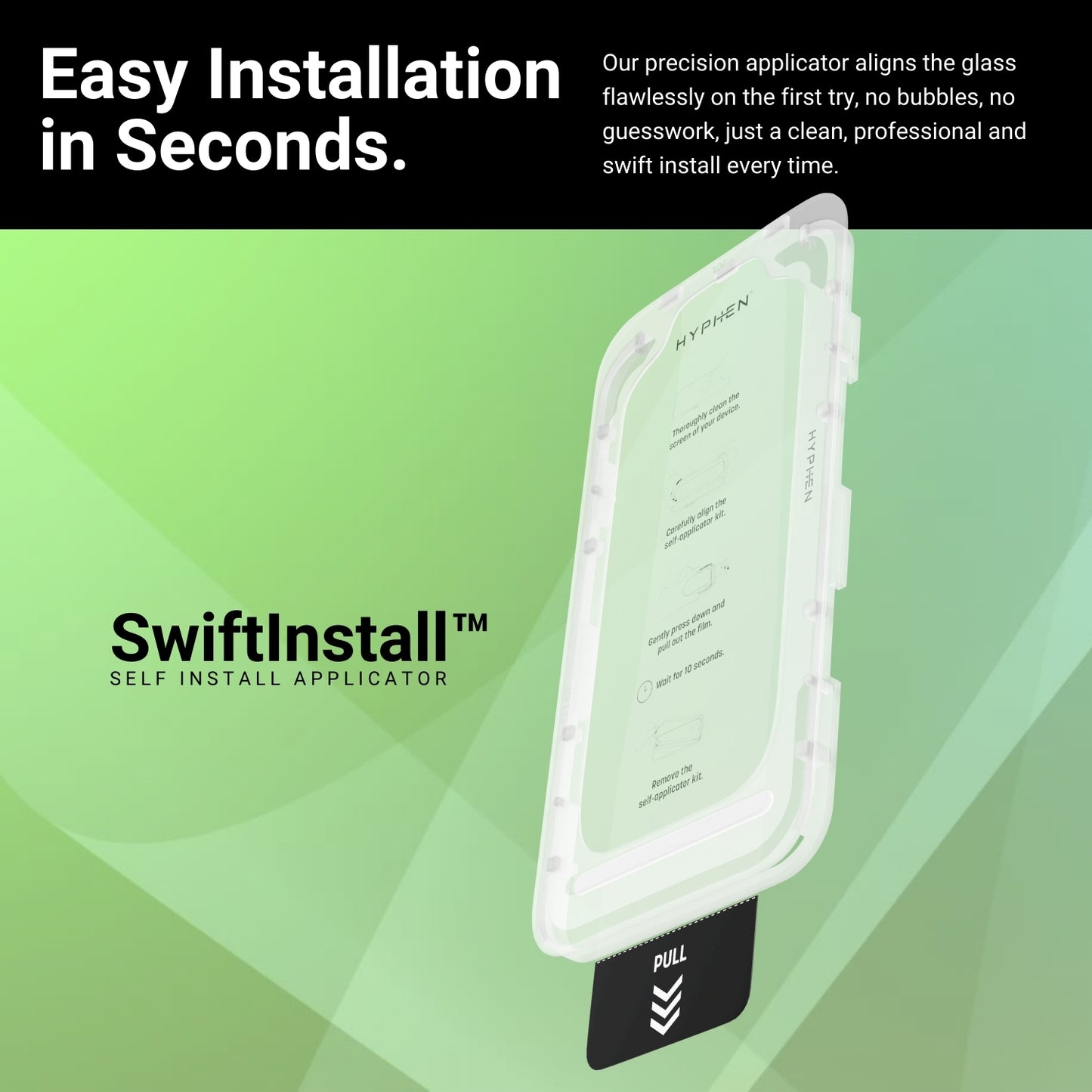 DEFENDR Full Coverage Tempered Glass with Applicator