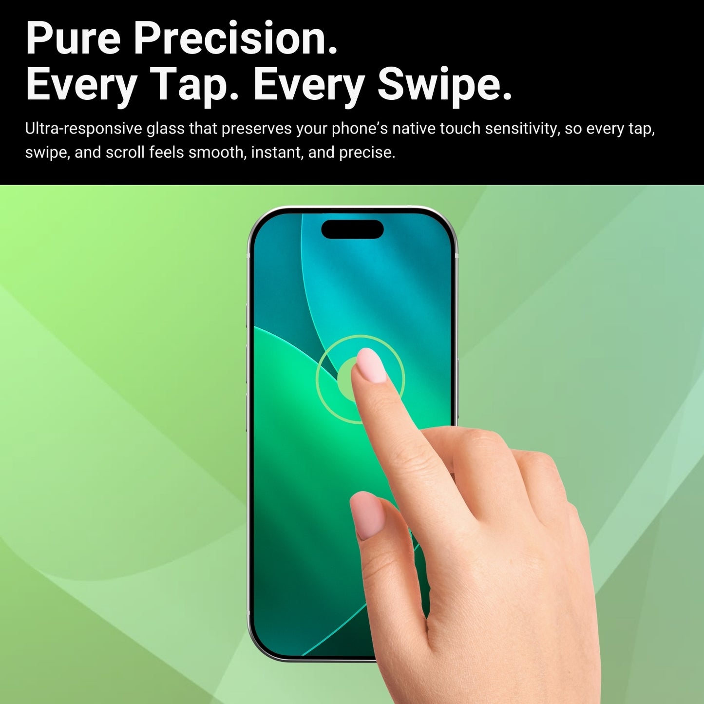 DEFENDR Full Coverage Tempered Glass with Applicator