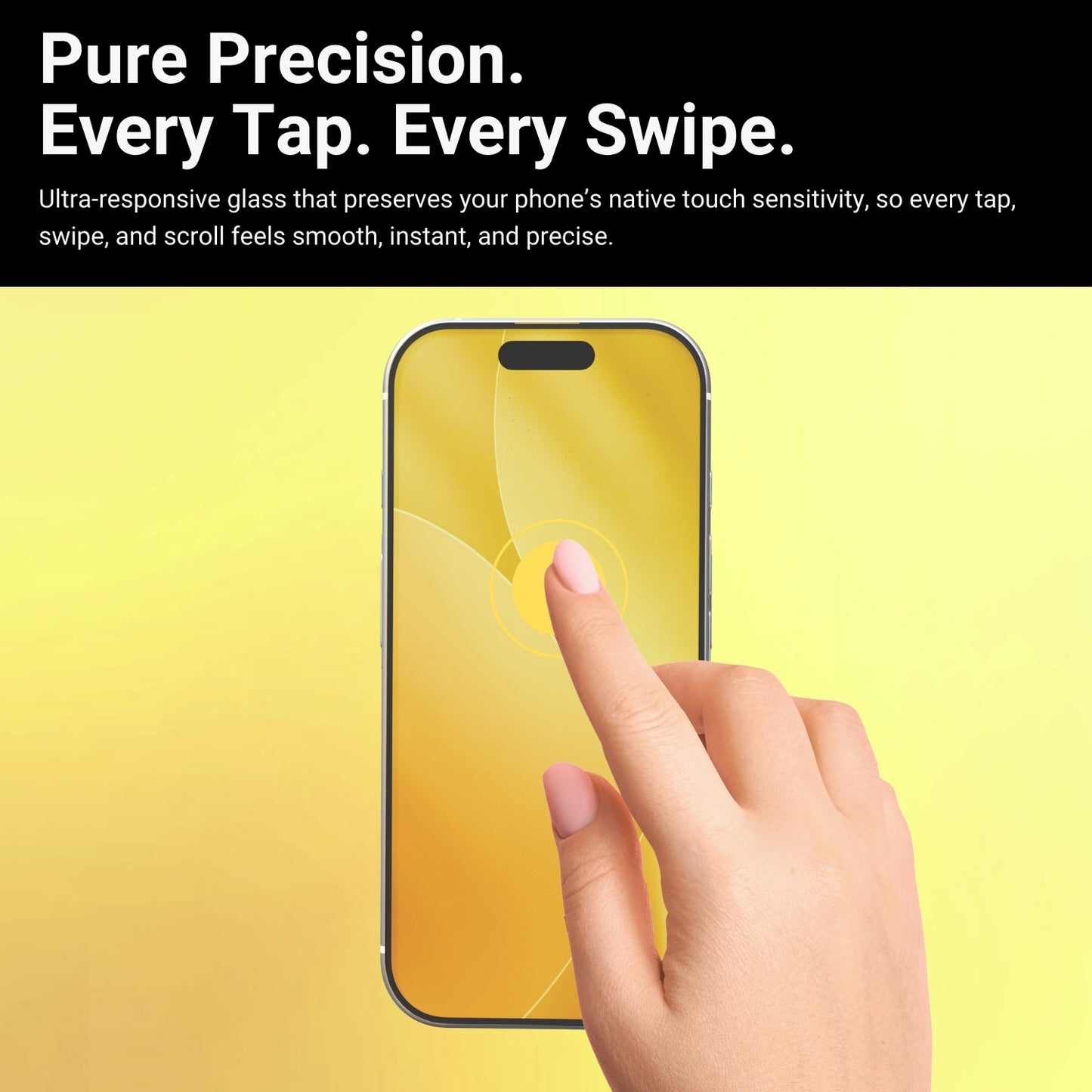 DEFENDR Matte Clear Tempered Glass with Applicator