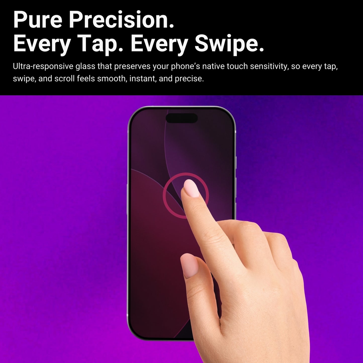 DEFENDR Matte Privacy Tempered Glass with Applicator