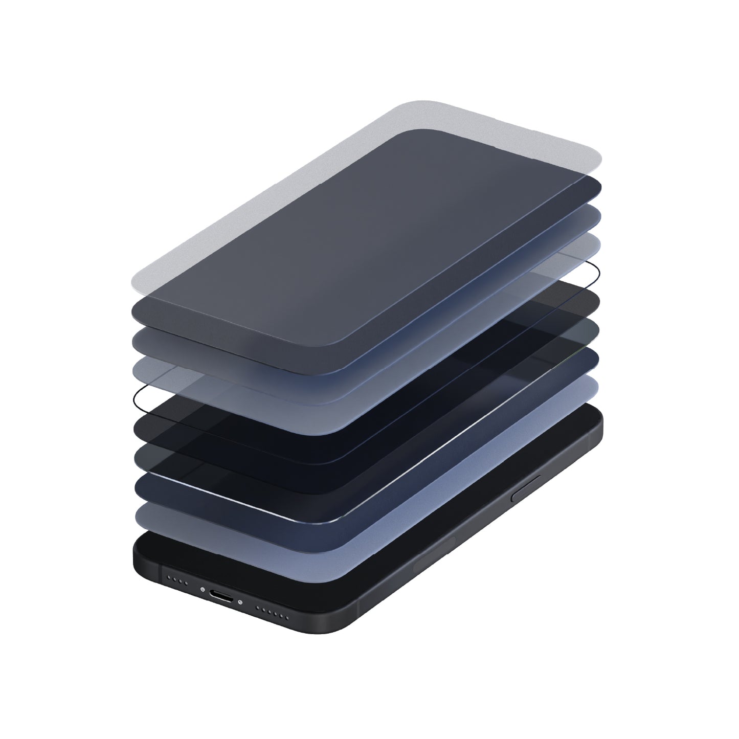 DEFENDR Privacy Tempered Glass with Applicator