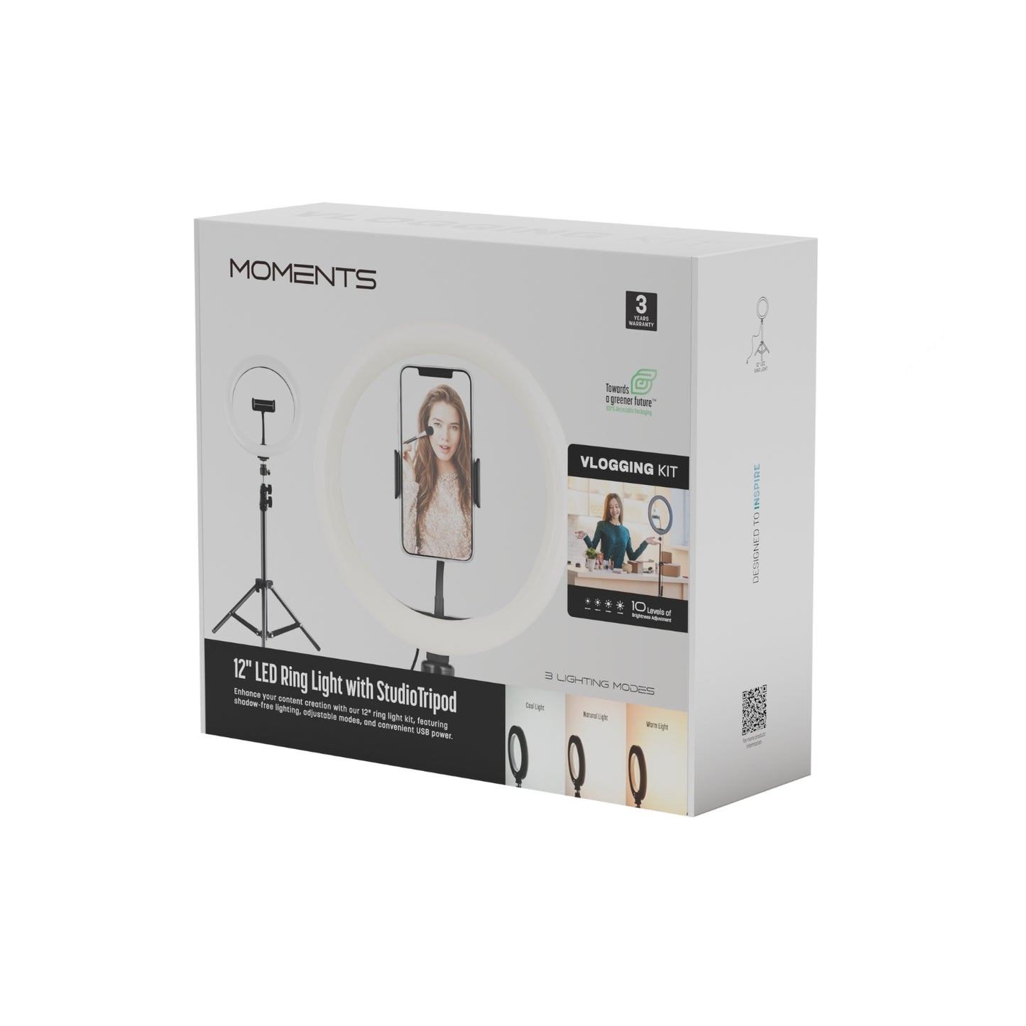 LED Ring Light with Adjustable Tripod Stand