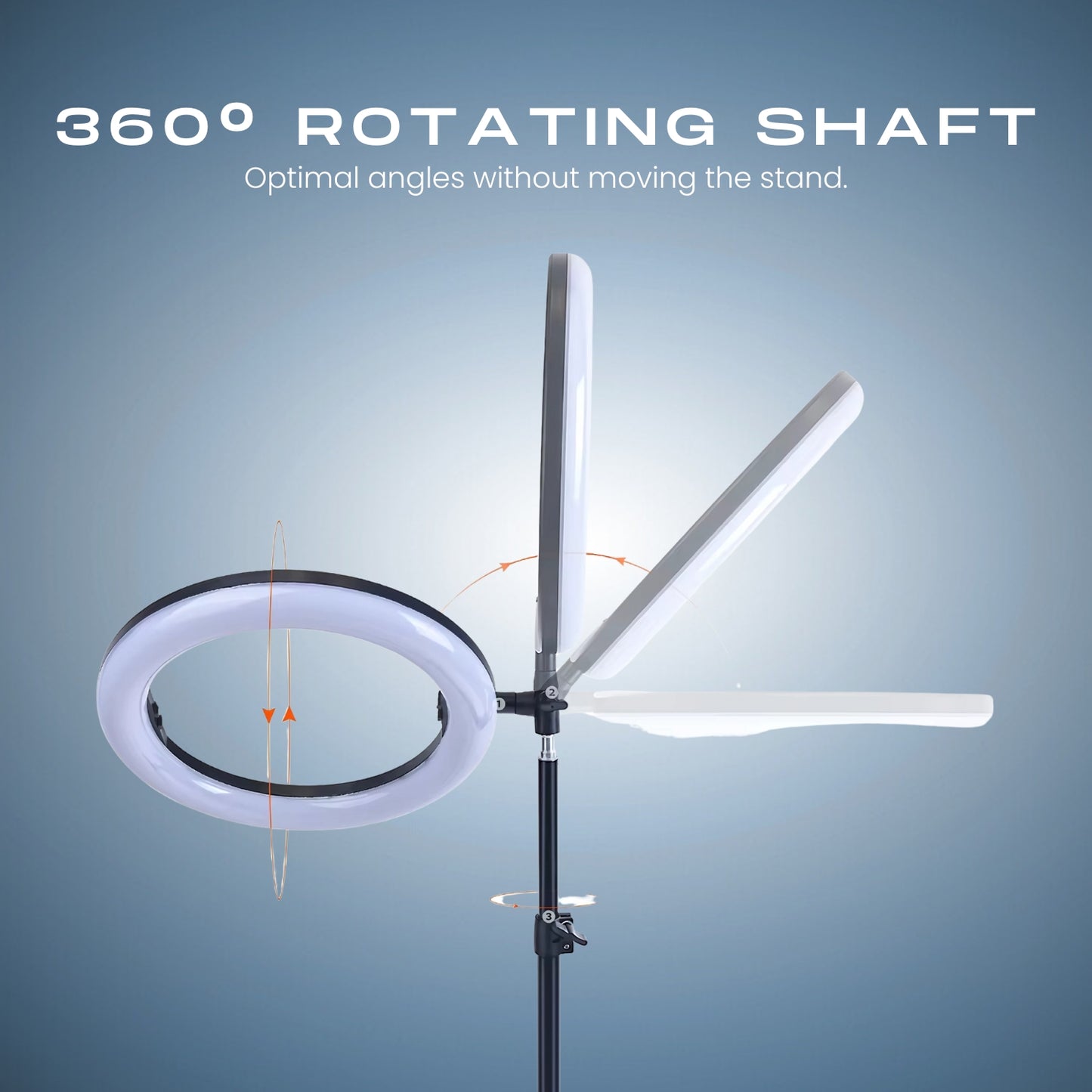 LED Ring Light with Adjustable Tripod Stand