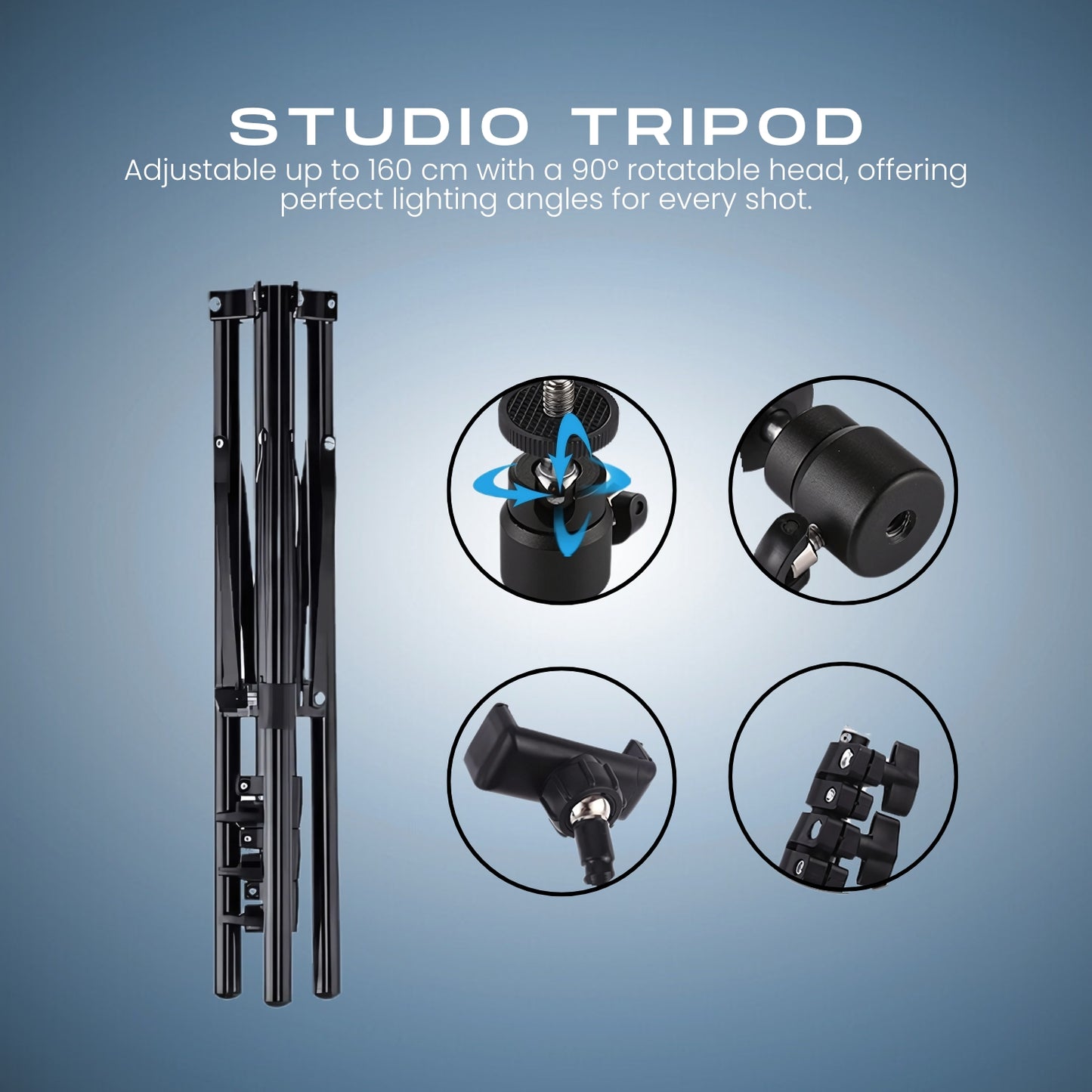 LED Ring Light with Adjustable Tripod Stand