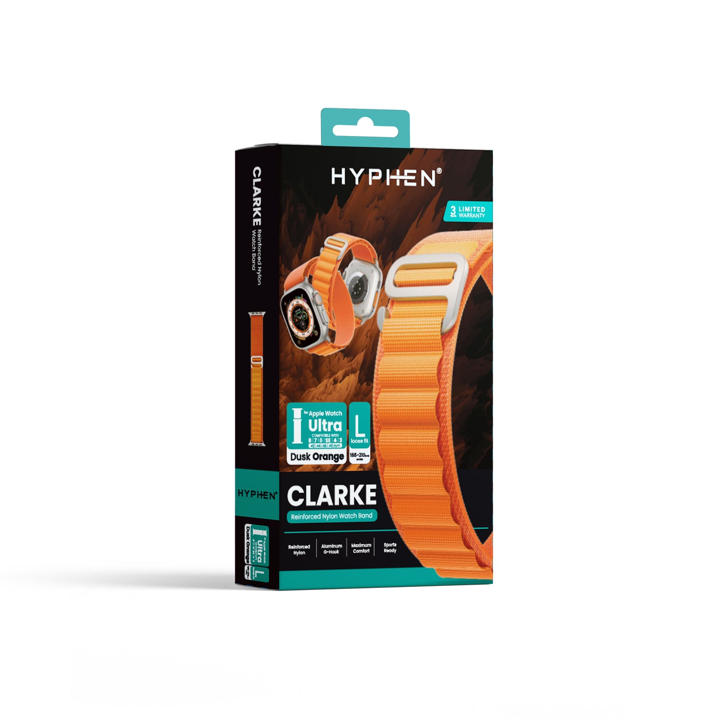 CLARKE Reinforced Nylon Watch Band