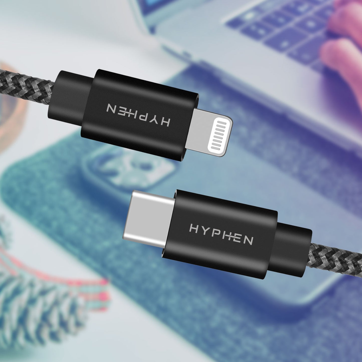 TUF Double Braided - USB-C to Lightning Fast Charging Cable | 18W